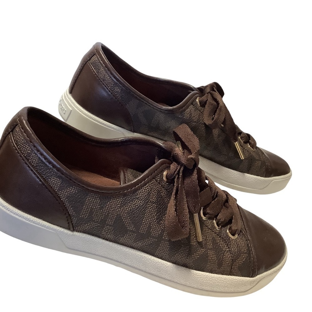 MICHAEL‎ KORS Leather City Sneakers - Size 6M - Picture 4 of 10